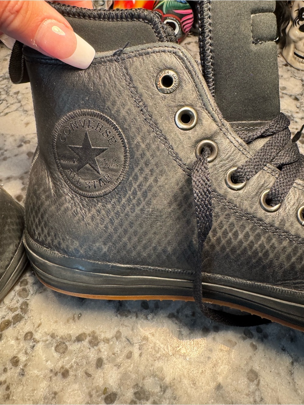 Converse Unisex Lunarlon Black High-Top All Star Boots
